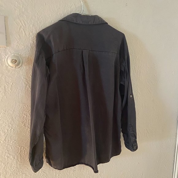 Grey Denim Blouse - Zara - Picture 2 of 7